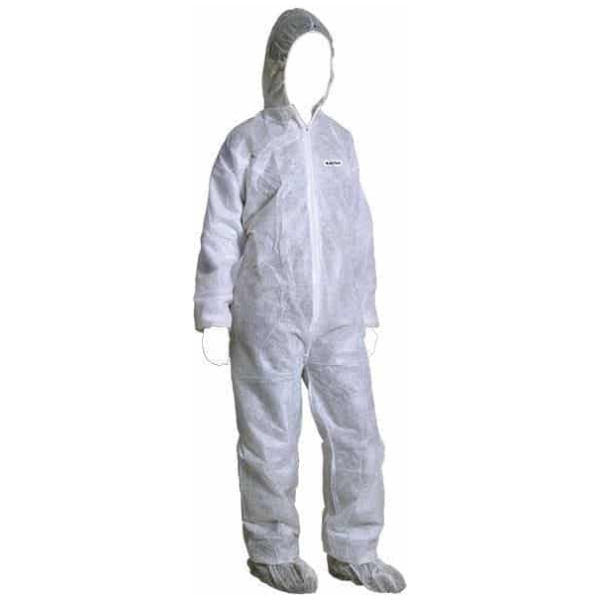 Buzo Seguridad Blanco • Vestuario Laboral Bazarot 2