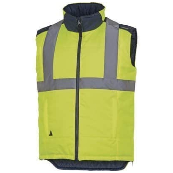 FIDJI reversible reflective padded vest