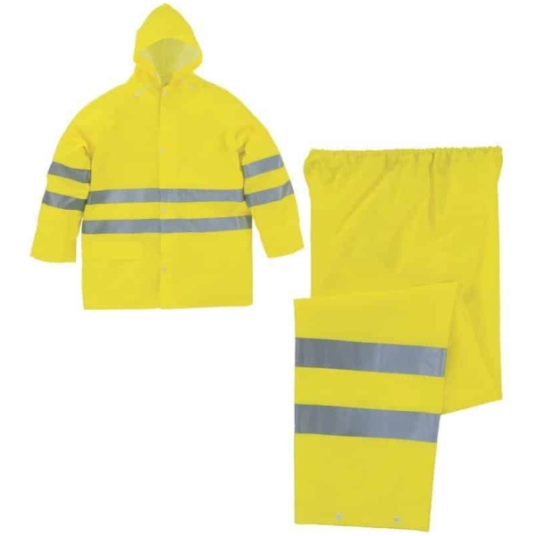 Conjunto lluvia reflectante PVC 604v2 • Vestuario Laboral Bazarot 2