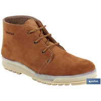 Leather trekking boots with laces MORELLA
