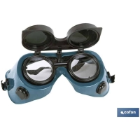 Óculos de soldador flip-up
