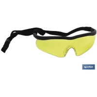 GAFAS SEGURIDAD SPORT AMBAR UV PROTECTION • Vestuario Laboral Bazarot