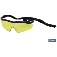 GAFAS SEGURIDAD SPORT AMBAR UV PROTECTION • Vestuario Laboral Bazarot 3