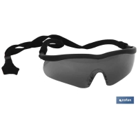 GAFAS SEGURIDAD SPORT OSCURA UV PROTECTION • Vestuario Laboral Bazarot