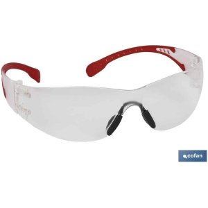 GAFAS SEGURIDAD SUPER LIGERA 18Grs LENTE CLARA • Vestuario Laboral Bazarot