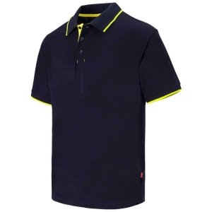 Polo bicolor manga corta Velilla 105505 • Vestuario Laboral Bazarot 3