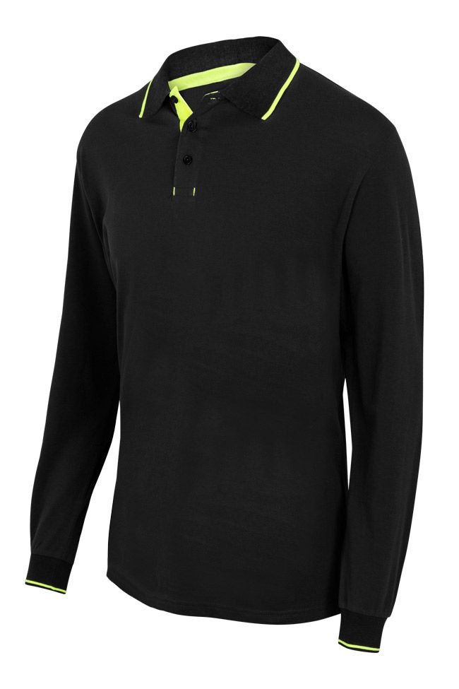 Polo bicolor manga larga Velilla 105515 • Vestuario Laboral Bazarot 15 Polo bicolor manga larga Velilla 105515 • Vestuario Laboral Bazarot 15