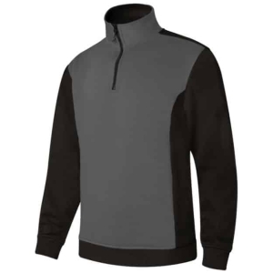 Sudadera bicolor cremallera Velilla 105703 • Vestuario Laboral Bazarot 7