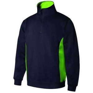 Sudadera bicolor cremallera Velilla 105704 • Vestuario Laboral Bazarot 3