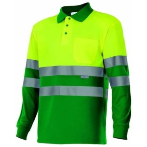 Polo alta visibilidad manga larga bicolor Velilla 175 • Vestuario Laboral Bazarot 3