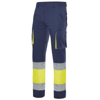 Pantalón algodón alta visibilidad Velilla 303007 • Vestuario Laboral Bazarot 3
