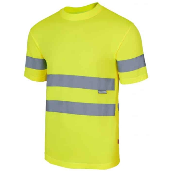 Camiseta alta visibilidad técnica Velilla 305505 • Vestuario Laboral Bazarot 2