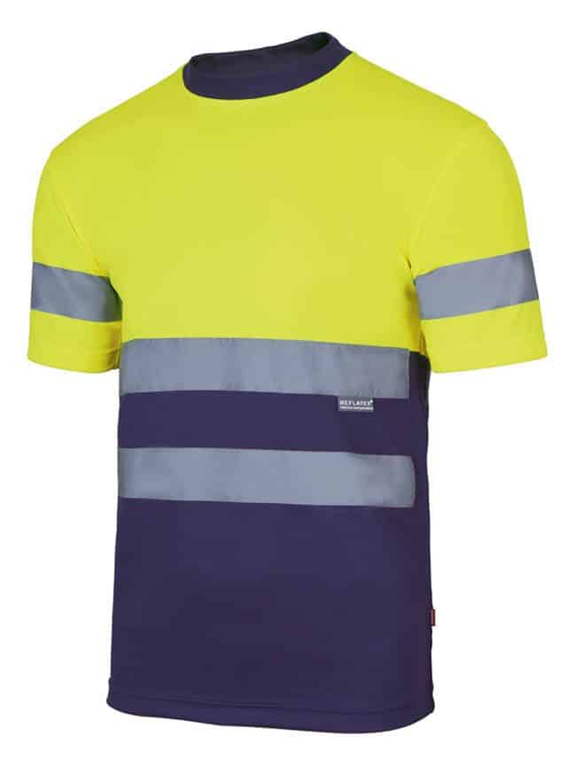 Camiseta técnica bicolor alta visibilidad 335506 • Vestuario Laboral Bazarot 9