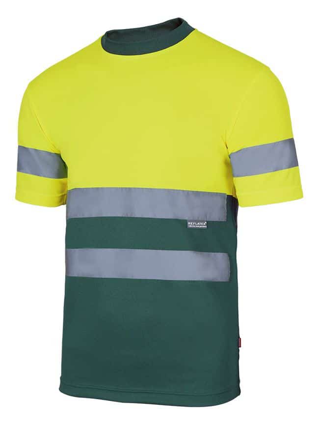 Camiseta técnica bicolor alta visibilidad 335506 • Vestuario Laboral Bazarot 11