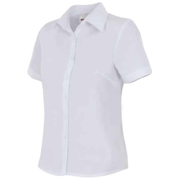 Camisa mujer manga corta Velilla  538 • Vestuario Laboral Bazarot 2