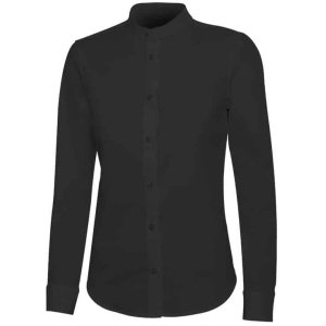 Camisa hostelería manga larga mujer Velilla 405015S • Vestuario Laboral Bazarot