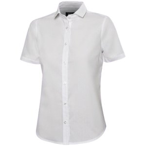 Camisa hostelería manga corta mujer Velilla 405010 • Vestuario Laboral Bazarot