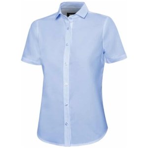 Camisa hostelería manga corta mujer Velilla 405010 • Vestuario Laboral Bazarot 3