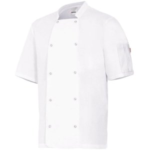 Chaqueta cocina manga corta Velilla 405205 • Vestuario Laboral Bazarot