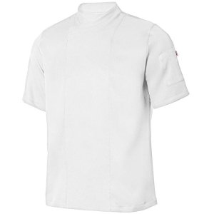 Chaqueta cocina microfibra Velilla manga corta 405209 • Vestuario Laboral Bazarot 3