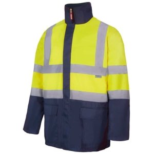 Parka 4 en 1 bicolor alta visibilidad Velilla 306003 • Vestuario Laboral Bazarot