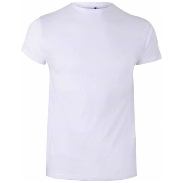 Camiseta unisex manga corta blanca Mukua MK020 • Vestuario Laboral Bazarot 2