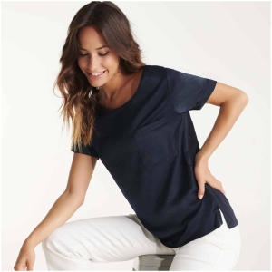 Camiseta mujer manga corta escote amplio MAYA Roly • Vestuario Laboral Bazarot 8