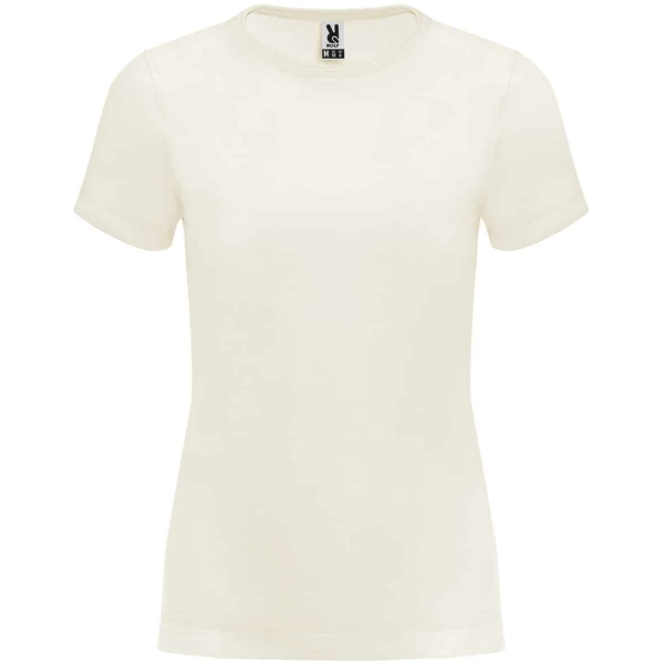 Camiseta manga corta algodón orgánico mujer BASSET WOMAN Roly • Vestuario Laboral Bazarot 2