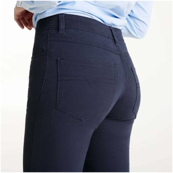 Pantalón largo mujer tejido confortable resistente HILTON Roly • Vestuario Laboral Bazarot 4