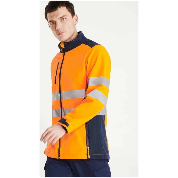 Softshell bicolor alta visibilidad ANTARES Roly • Vestuario Laboral Bazarot 5