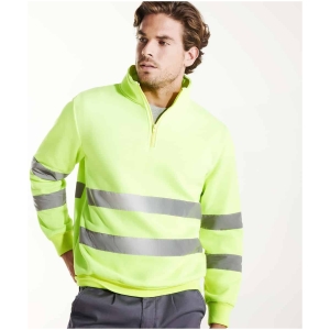 Sudadera alta visibilidad media cremallera cuello SPICA Roly • Vestuario Laboral Bazarot 9