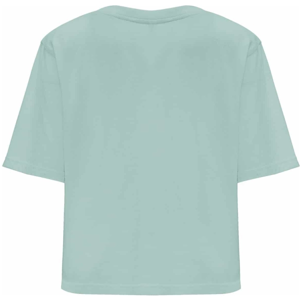 Camiseta talle corto holgado mujer manga corta DOMINICA Roly • Vestuario Laboral Bazarot 4