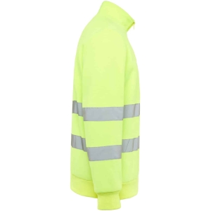 Sudadera alta visibilidad media cremallera cuello SPICA Roly • Vestuario Laboral Bazarot 13