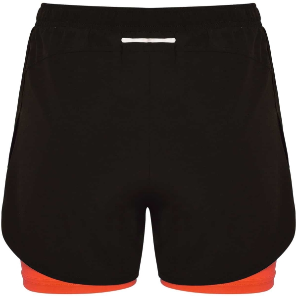 Pantalón corto deportivo mujer malla interior contraste LANUS Roly • Vestuario Laboral Bazarot 4
